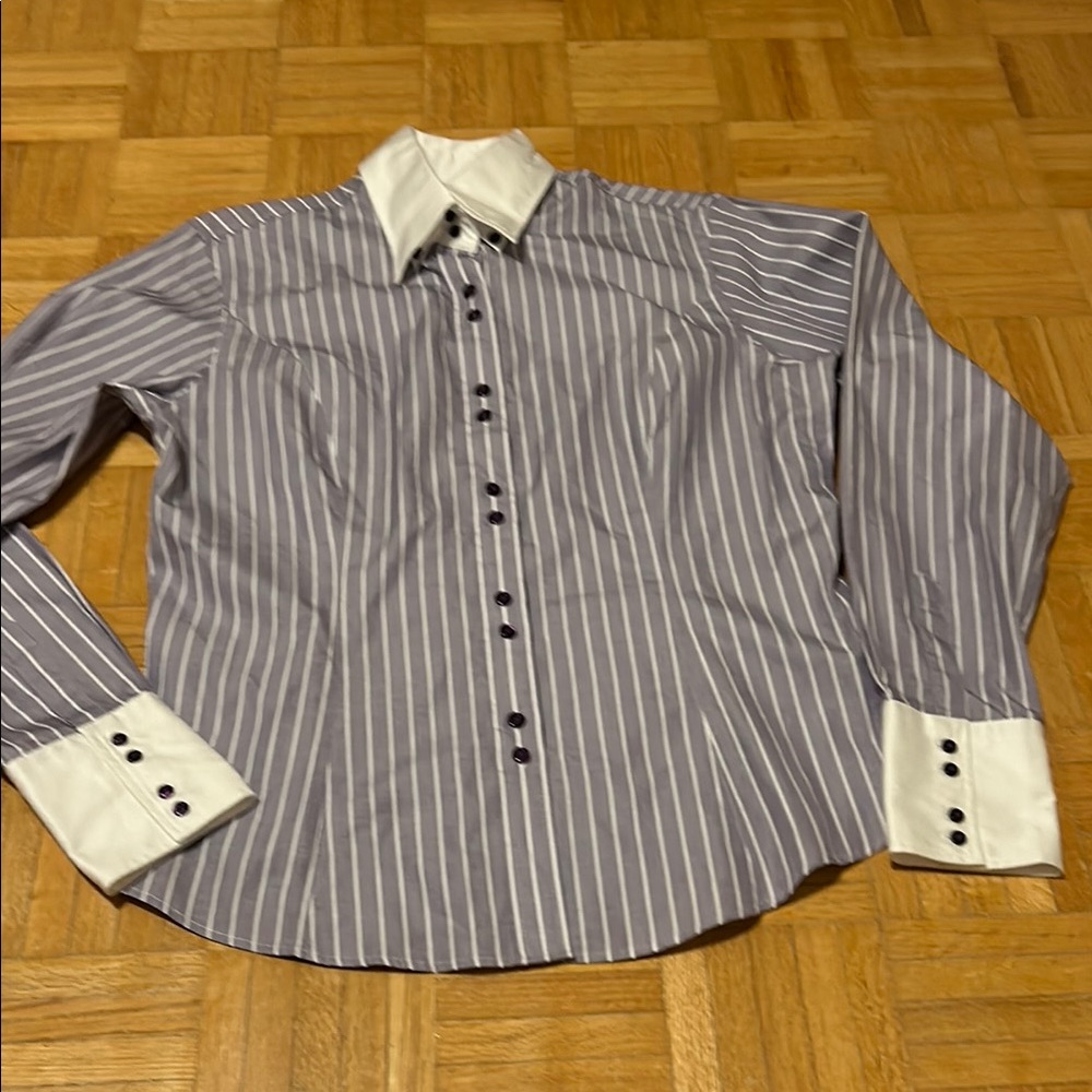 TM Lewin Elegant  Striped  Shirt - NWOT
